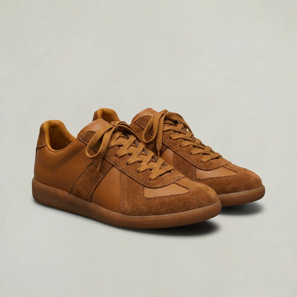 Men’s Low Profile Sneakers Gum Sole