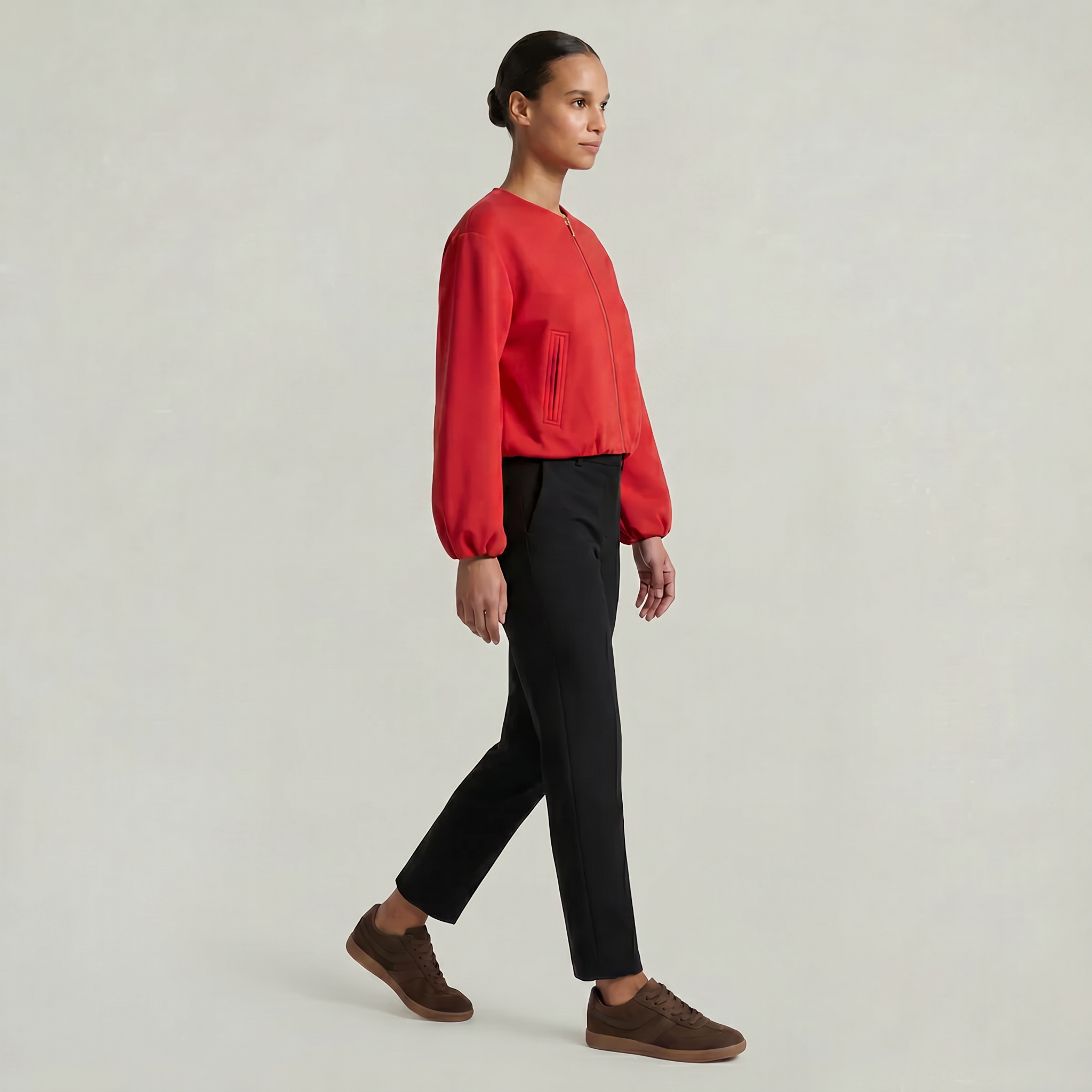Women’s Casual Sport Shoes - Low-Top Lace-Up Sneakers