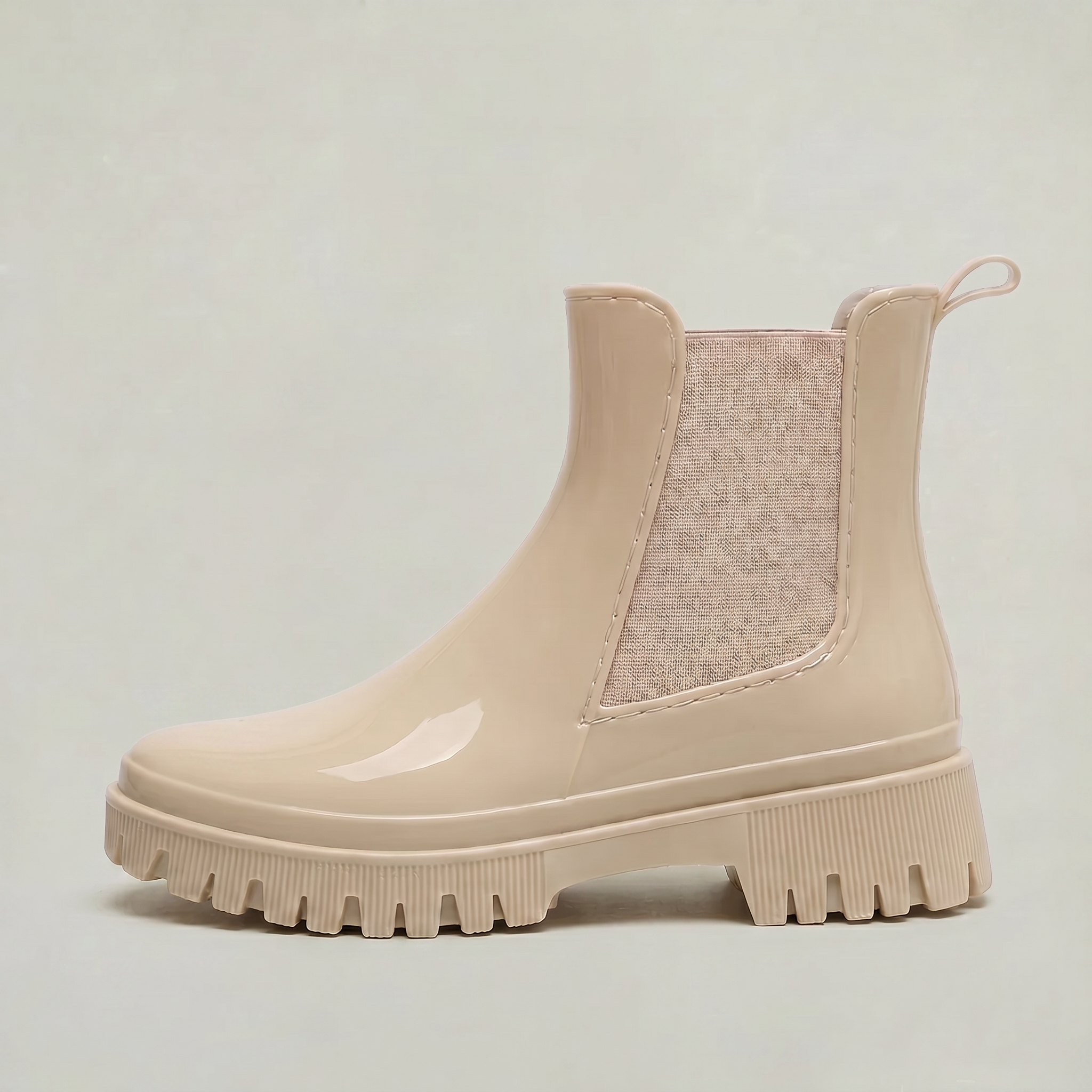 Women’s Chelsea Rain Boots - Waterproof Pull-On Ankle Fit