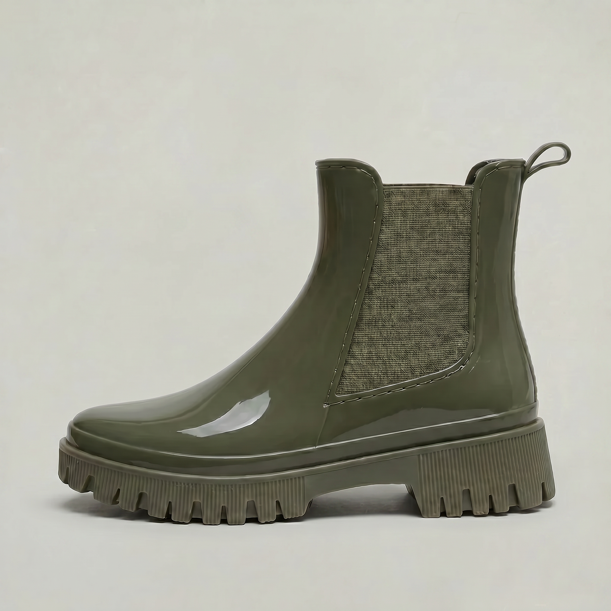 Women’s Chelsea Rain Boots - Waterproof Pull-On Ankle Fit