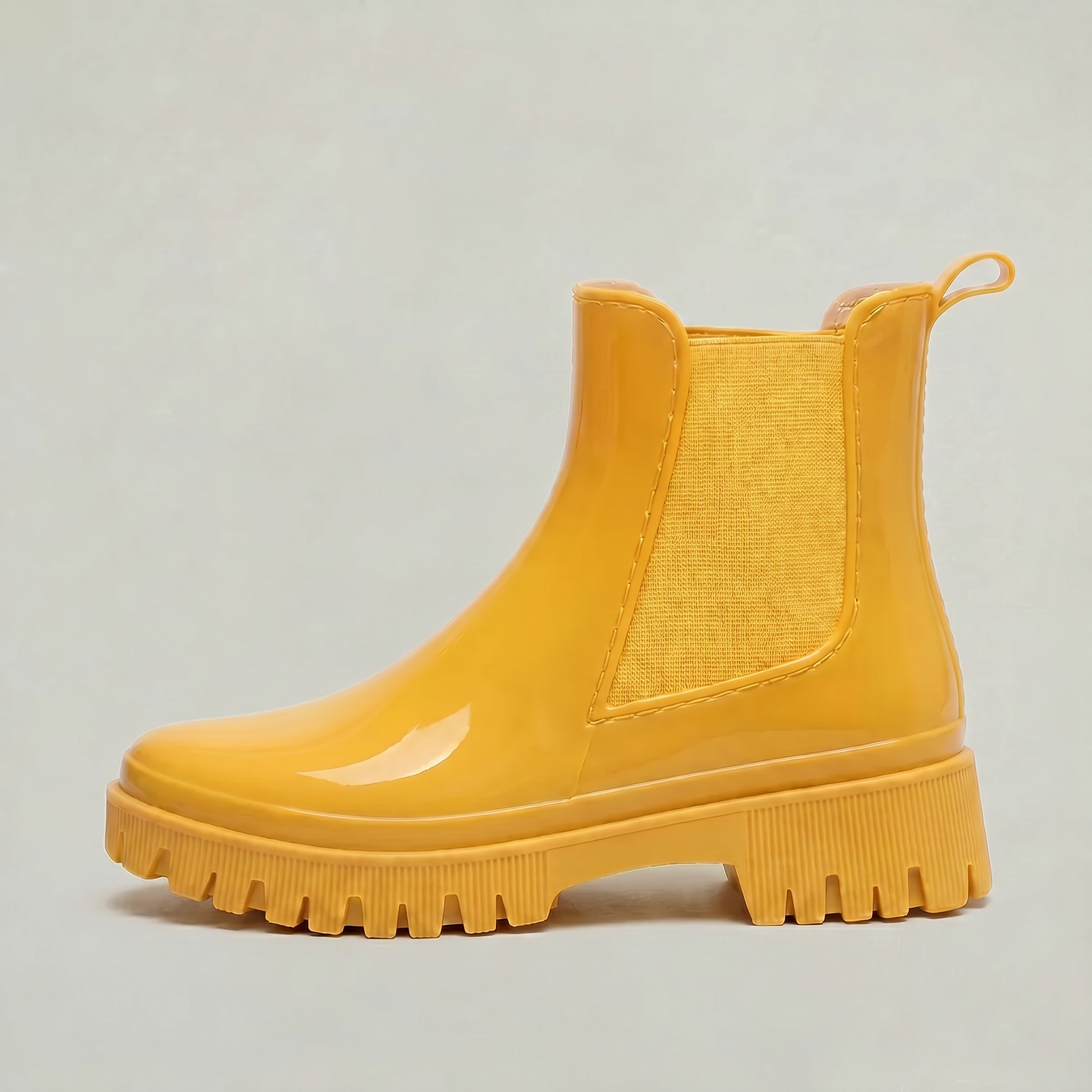 Women’s Chelsea Rain Boots - Waterproof Pull-On Ankle Fit
