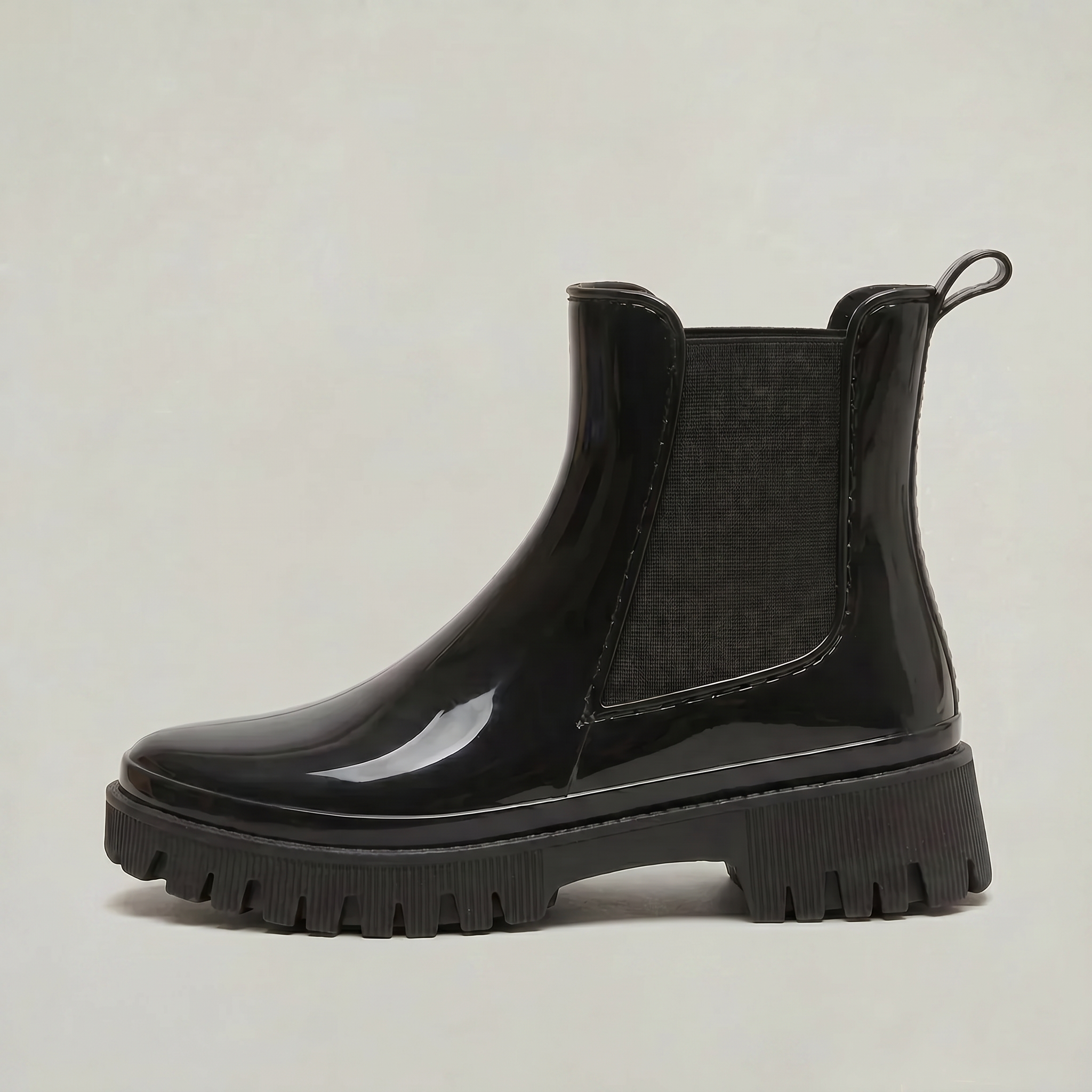 Women’s Chelsea Rain Boots - Waterproof Pull-On Ankle Fit