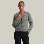 Women’s Fleece Cardigan - Soft Knit Button-Up Relaxed Fit