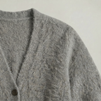 Women’s Fleece Cardigan - Soft Knit Button-Up Relaxed Fit