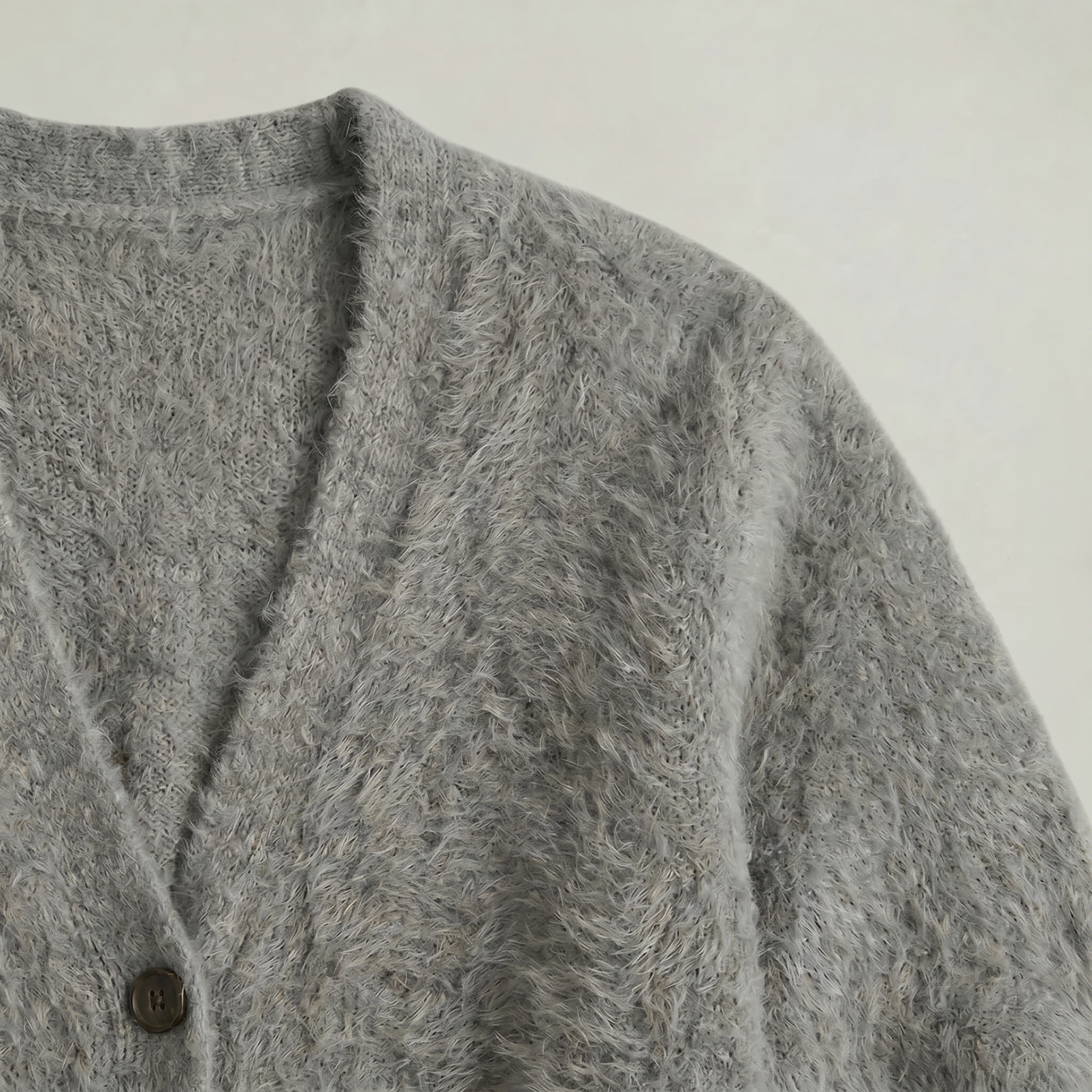 Women’s Fleece Cardigan - Soft Knit Button-Up Relaxed Fit