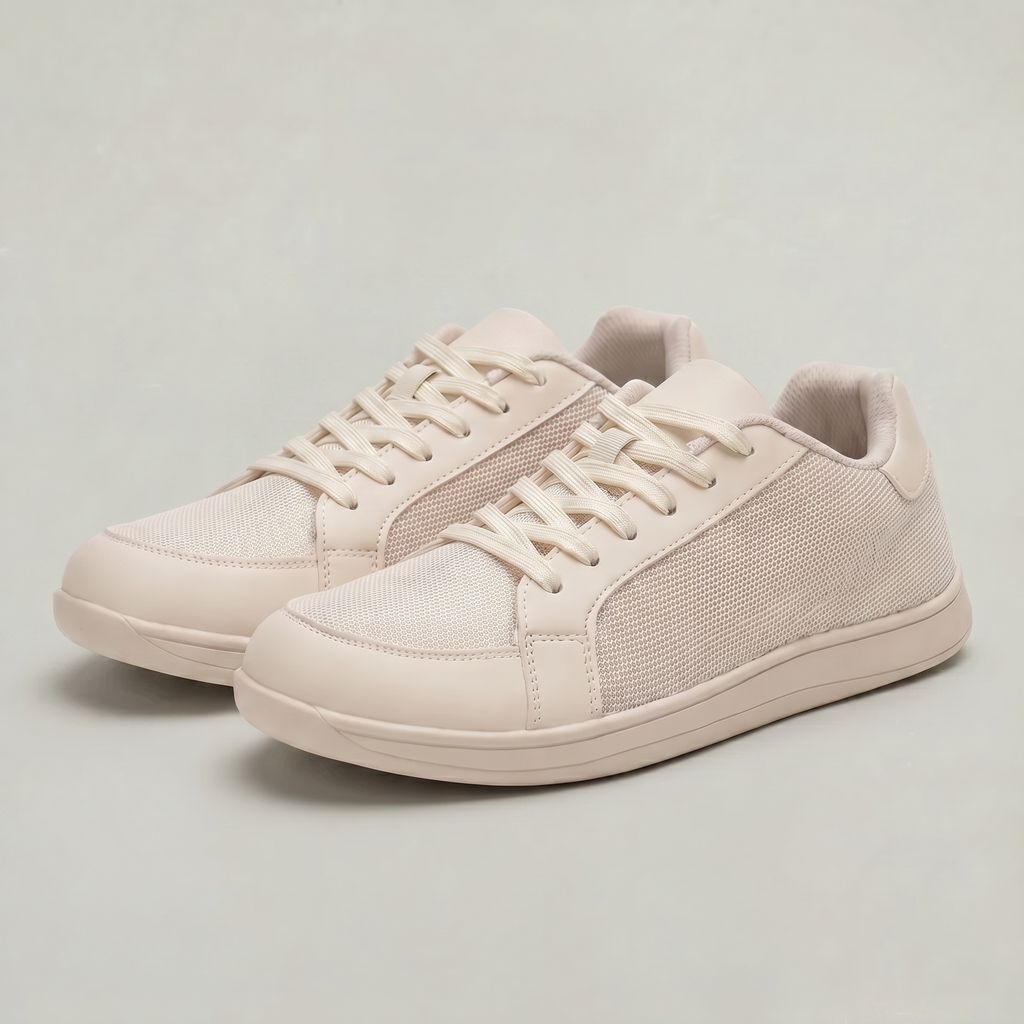 Women’s Breathable Casual Sneakers - Lightweight Lace-Up Shoes