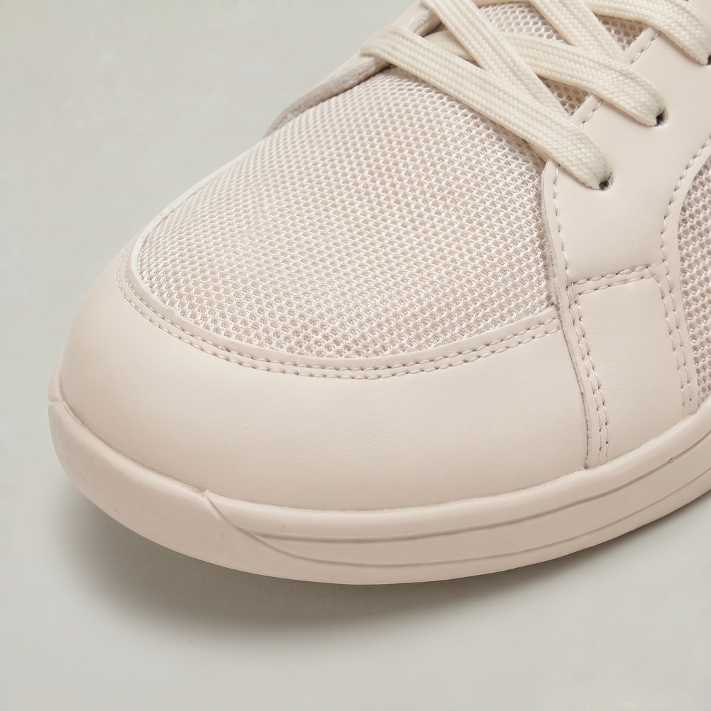 Women’s Breathable Casual Sneakers - Lightweight Lace-Up Shoes