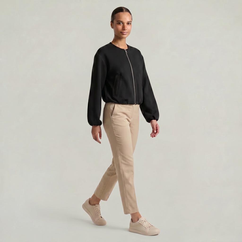 Women’s Breathable Casual Sneakers - Lightweight Lace-Up Shoes