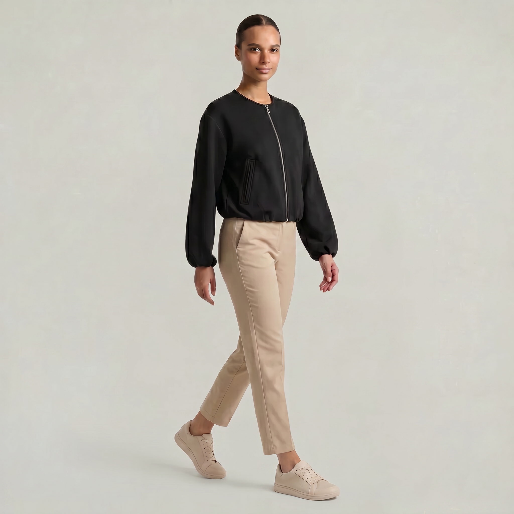 Women’s Breathable Casual Sneakers - Lightweight Lace-Up Shoes