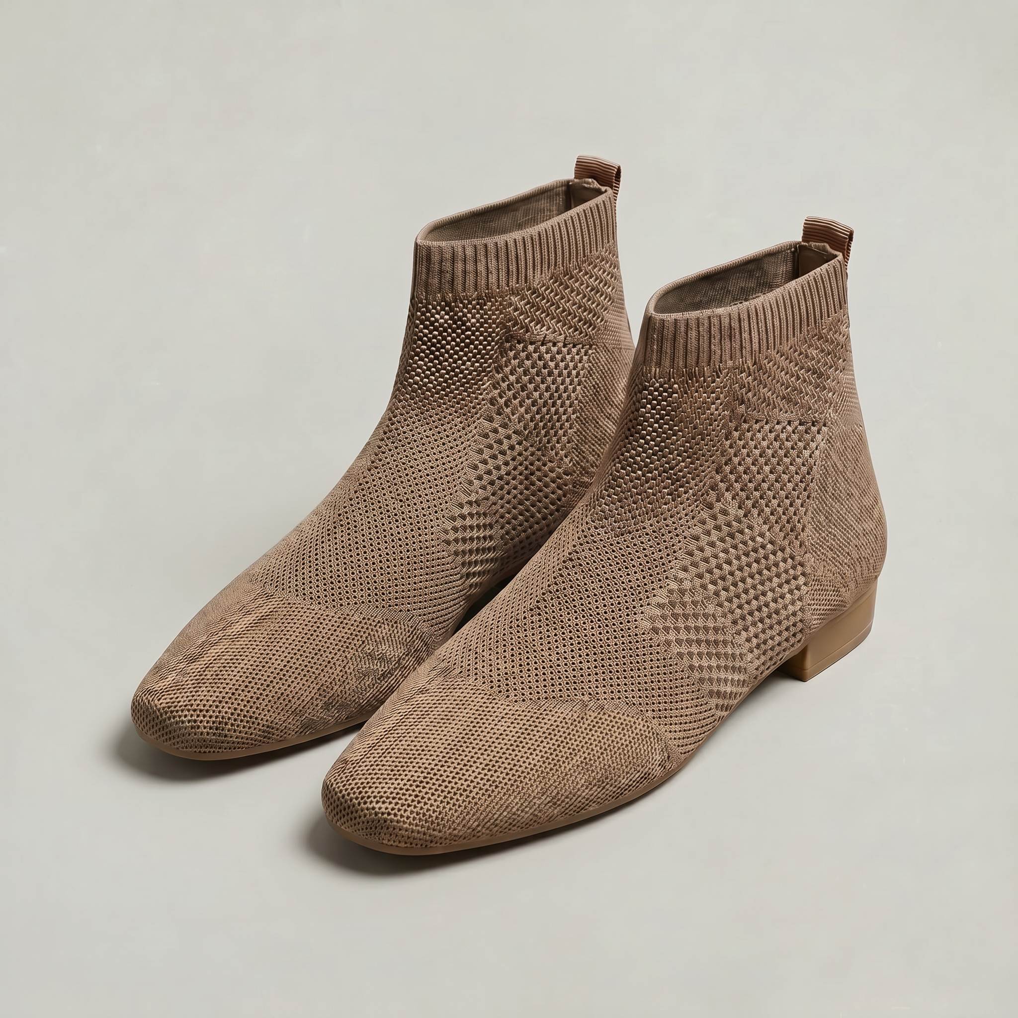 Women’s Ankle Boots - Slip-On Low Heel Fit