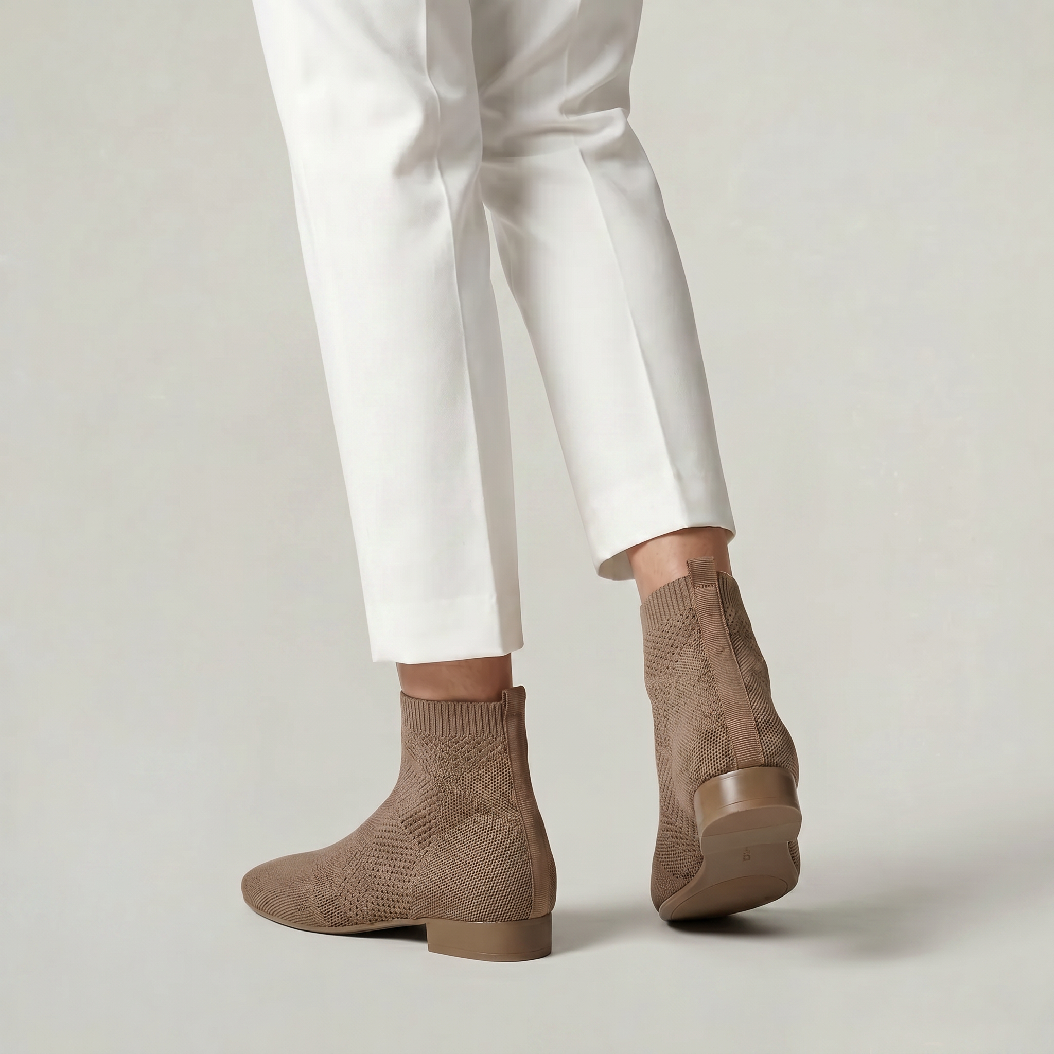 Women’s Ankle Boots - Slip-On Low Heel Fit
