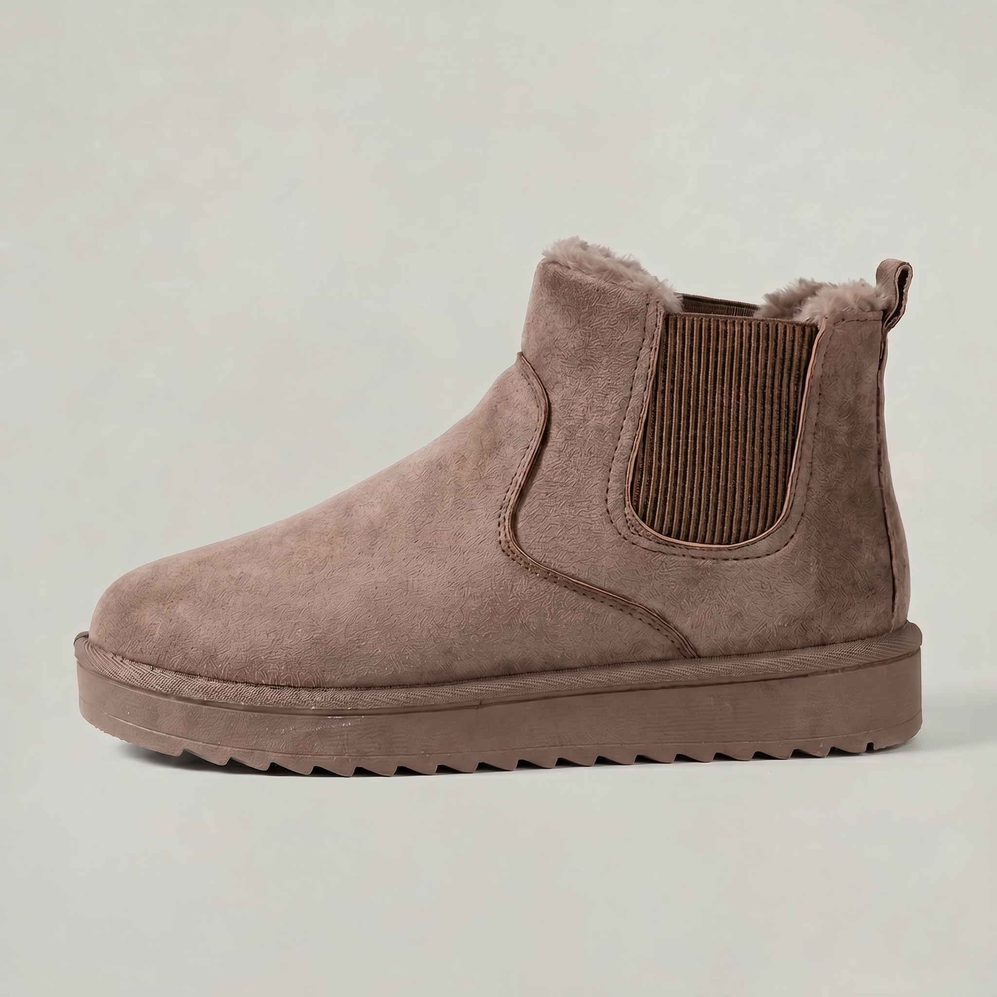 Women’s Winter Ankle Boots - Insulated Slip-On Comfort Fit