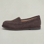 Women’s Suede Slip On Loafers - Comfortable Flat Fit