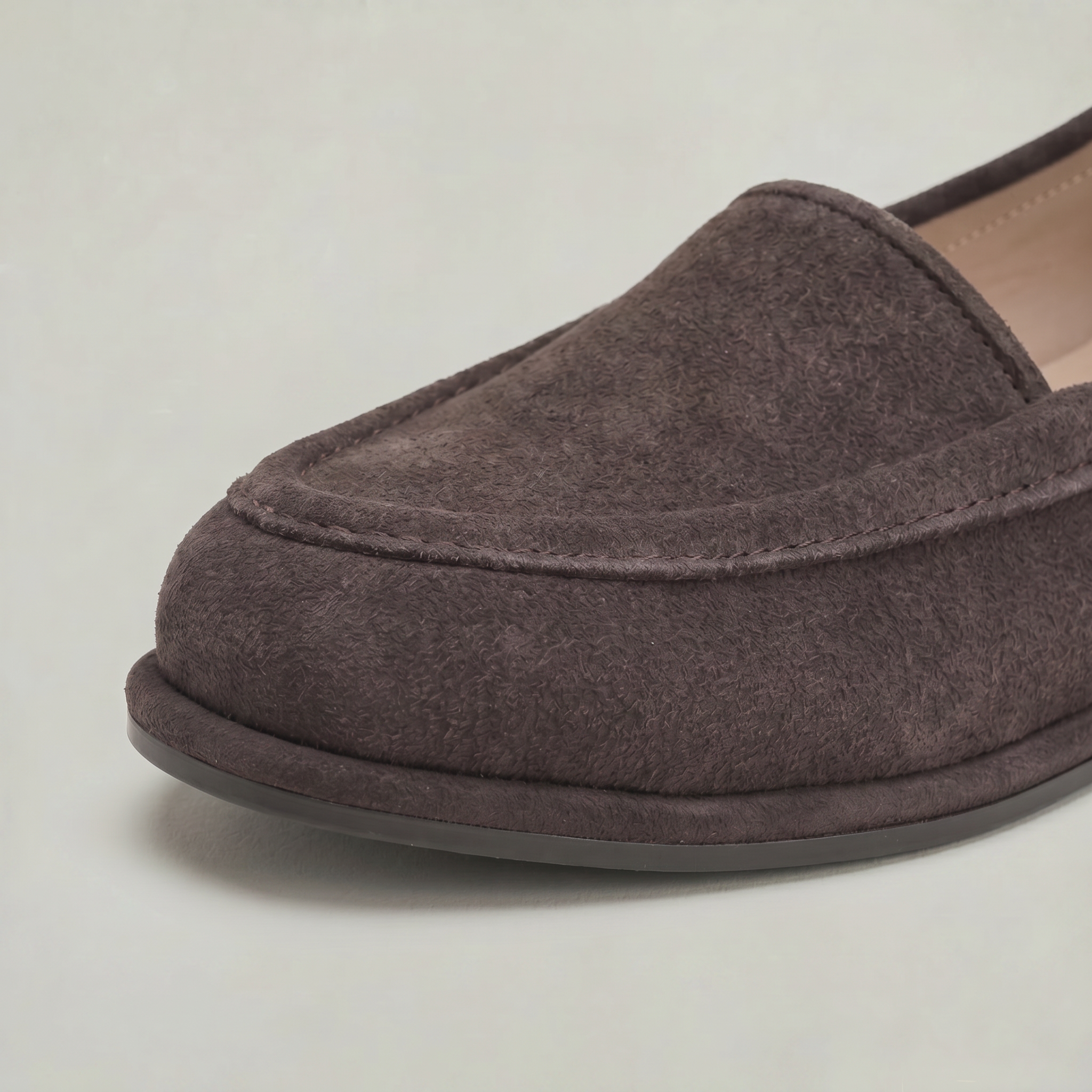 Women’s Suede Slip On Loafers - Comfortable Flat Fit