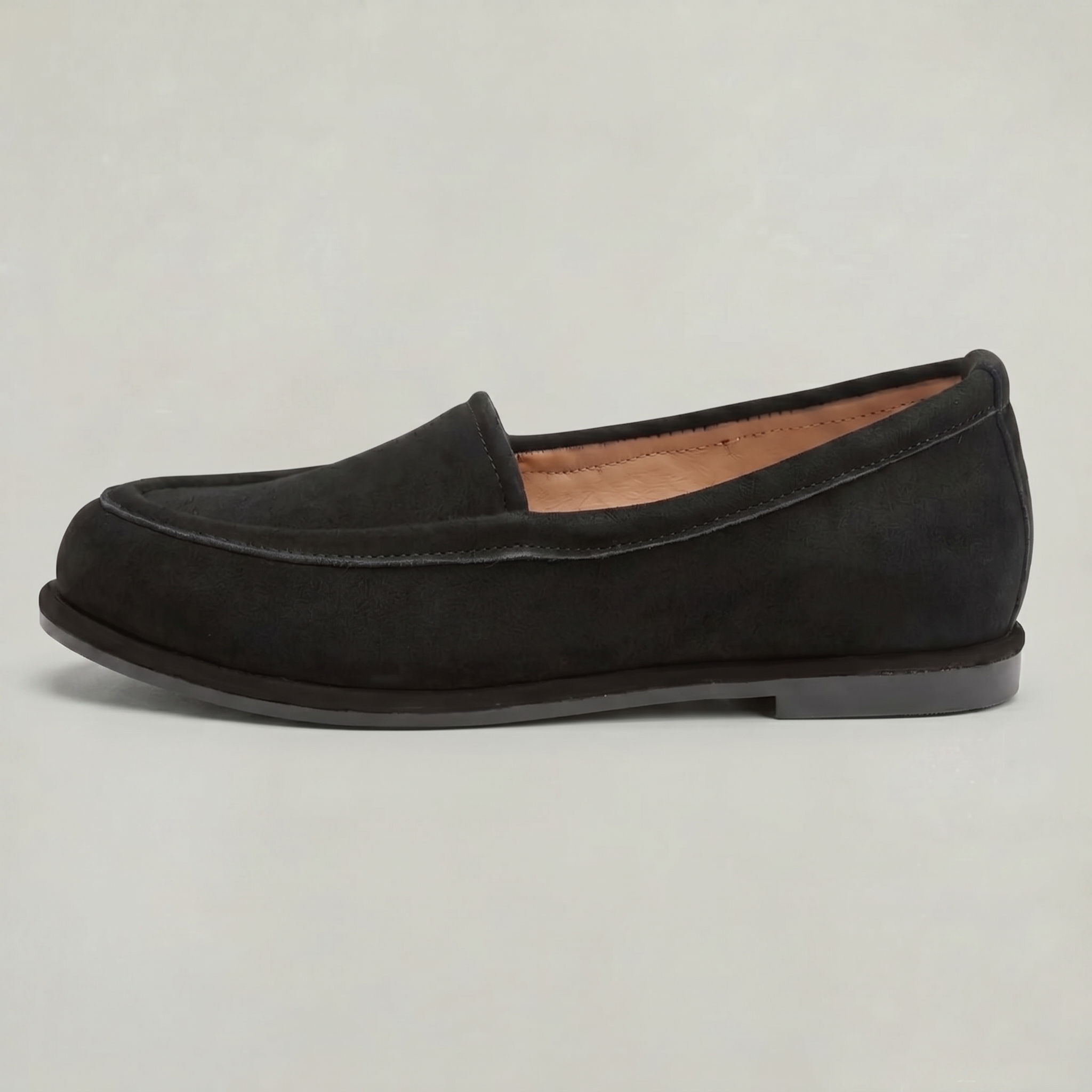 Women’s Suede Slip On Loafers - Comfortable Flat Fit