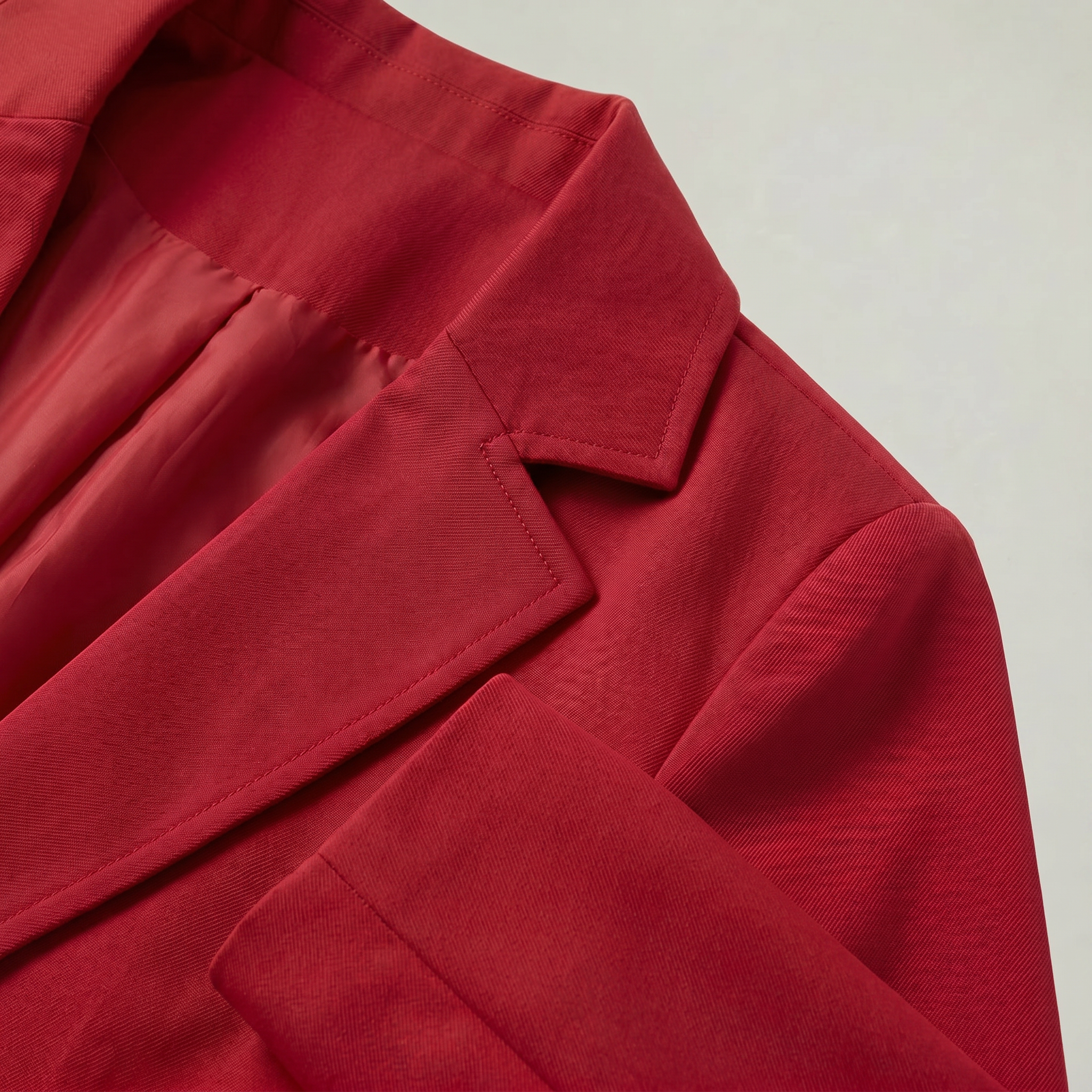 Women’s Cardigan Blazer - Notched Lapel Slim Fit