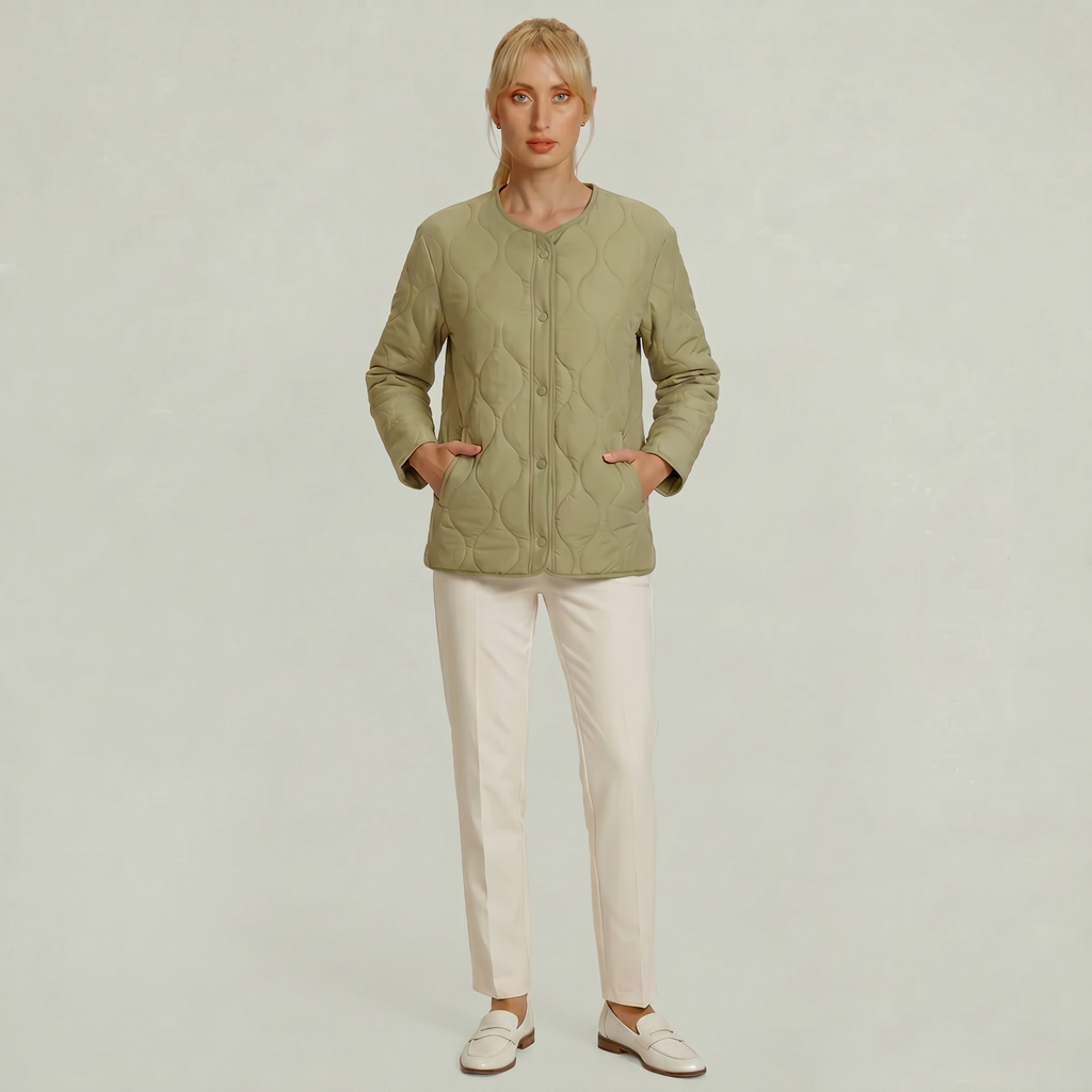 Women’s Quilted Padded Jacket - Lightweight Regular Fit