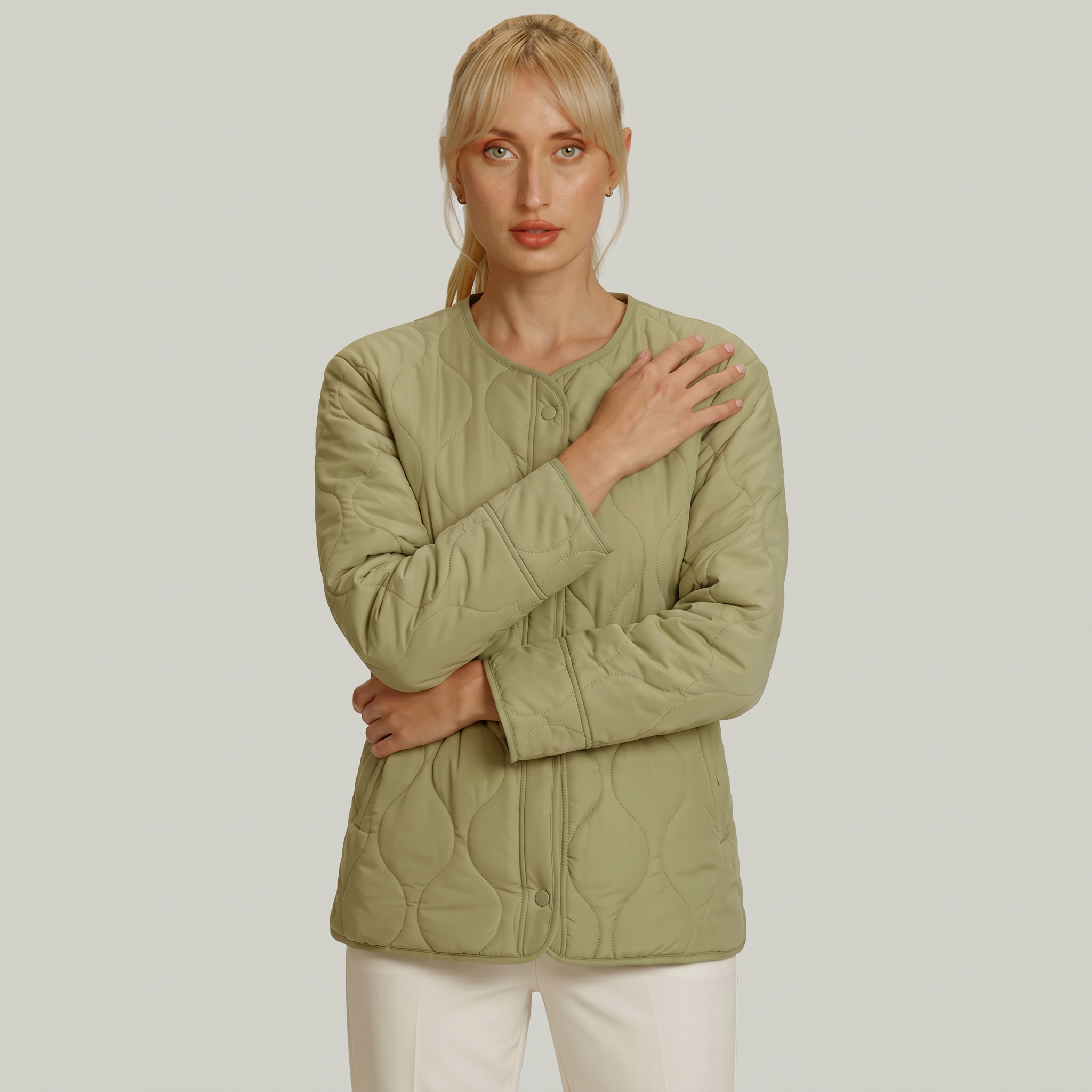 Women’s Quilted Padded Jacket - Lightweight Regular Fit