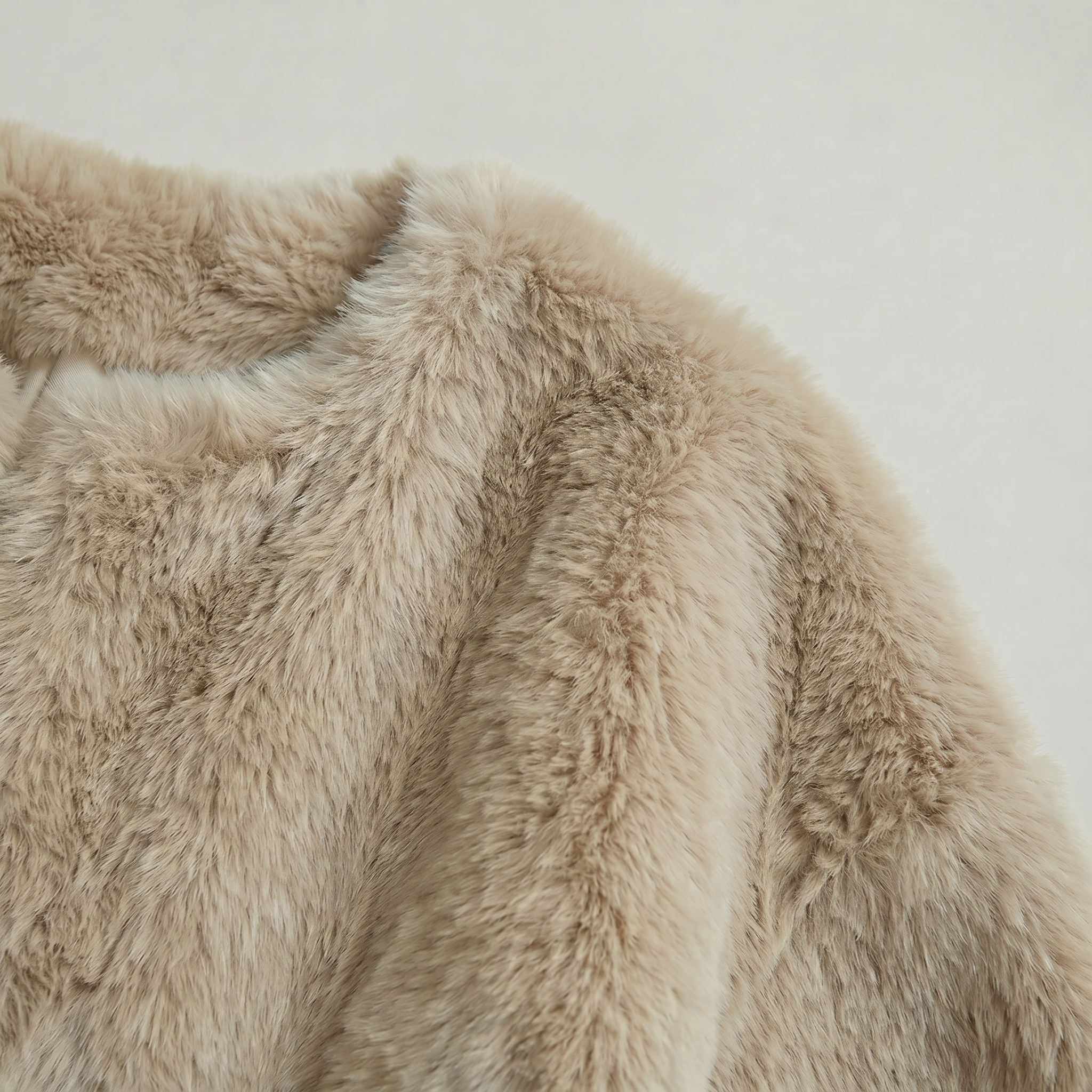 Women's Short Fluffy Faux fur jacket