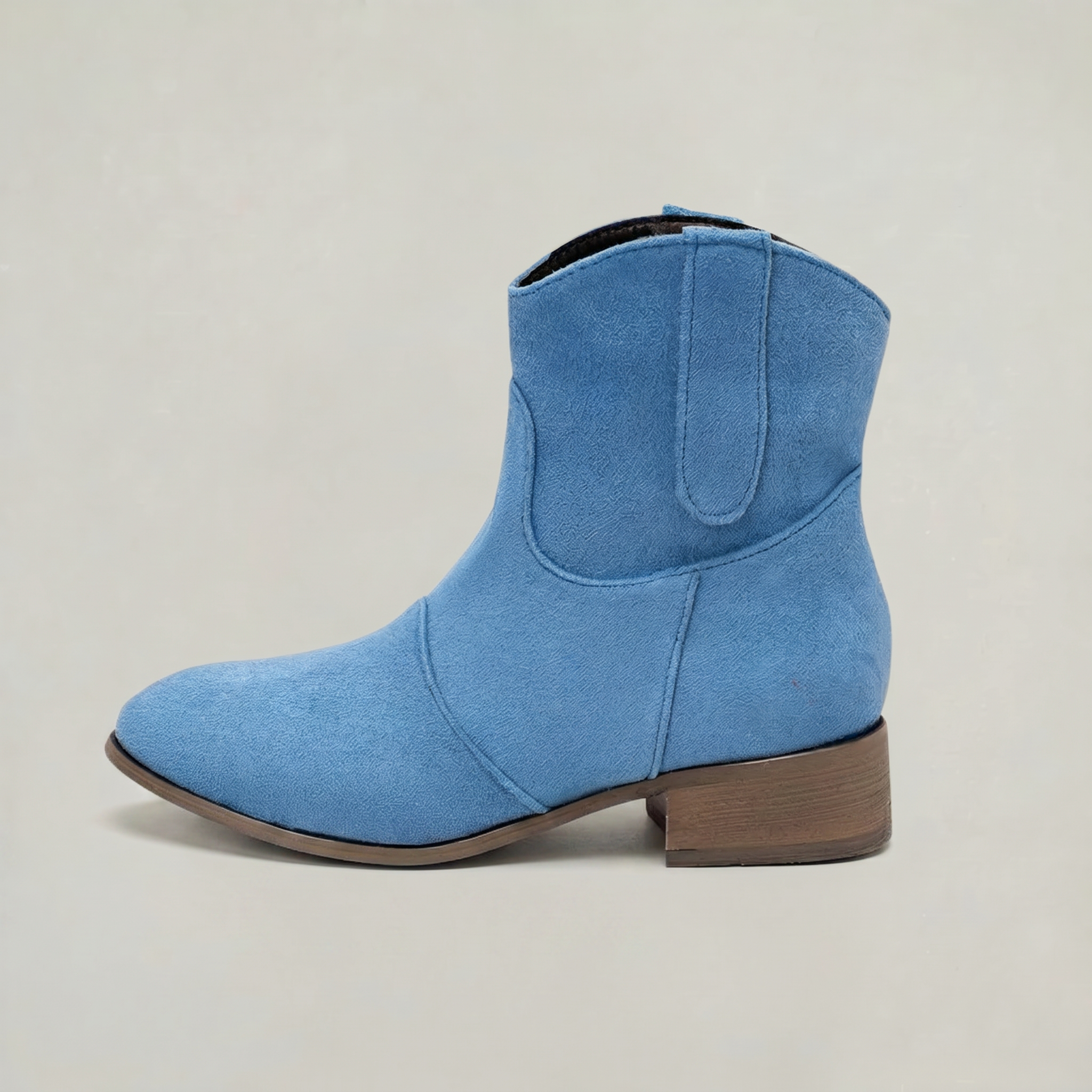 Women's Ankle Boots - Western Slip-On Ankle Boots Smart Casual Winter