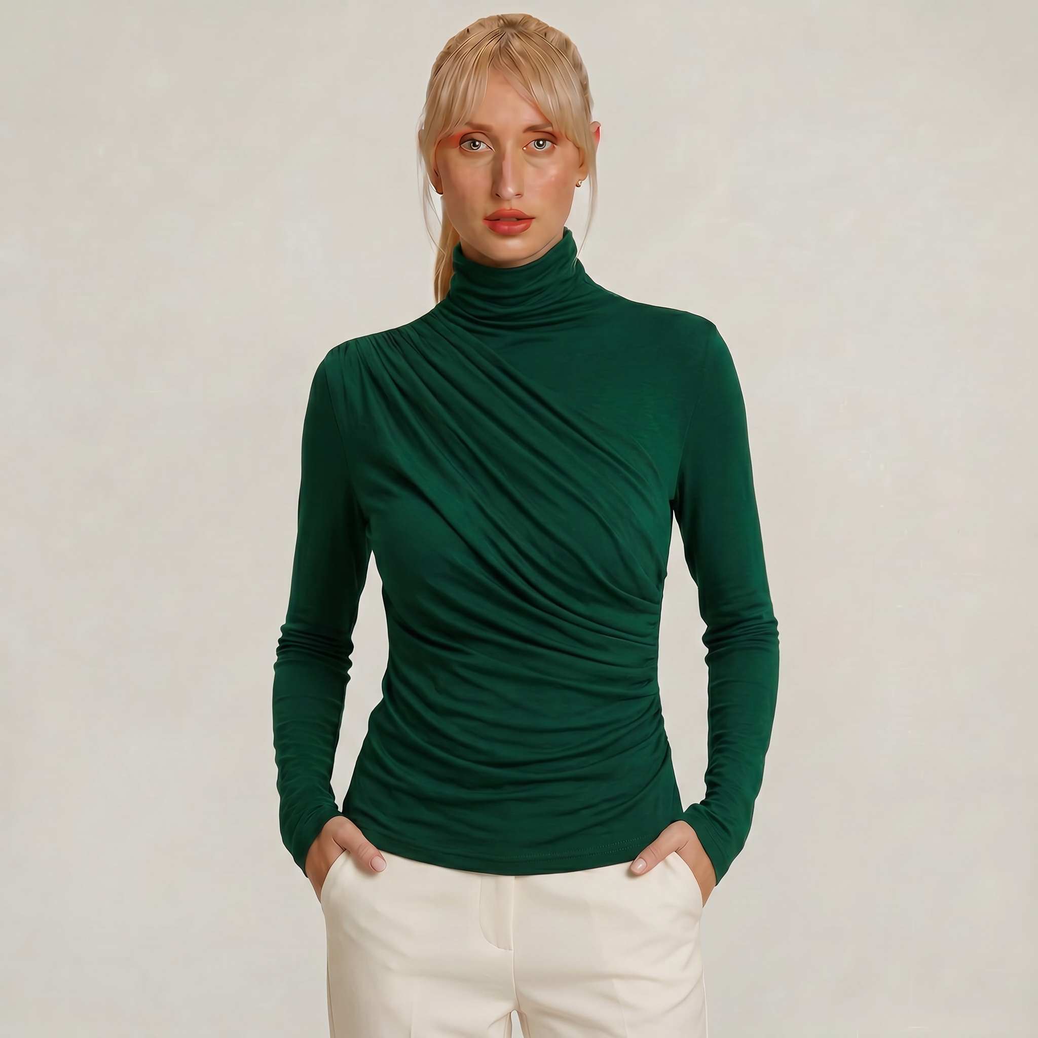 Women’s Turtleneck Winter Top