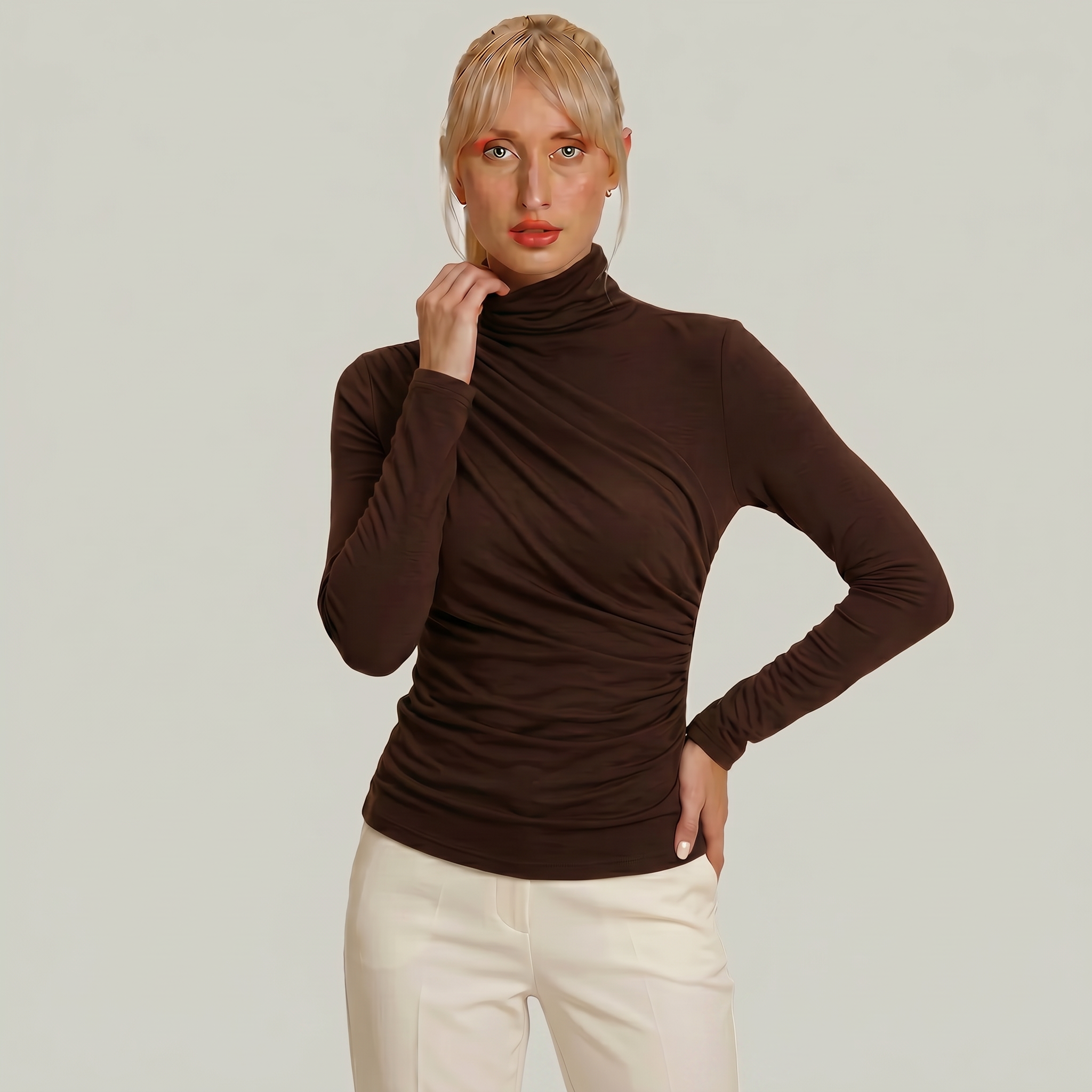Women’s Turtleneck Winter Top