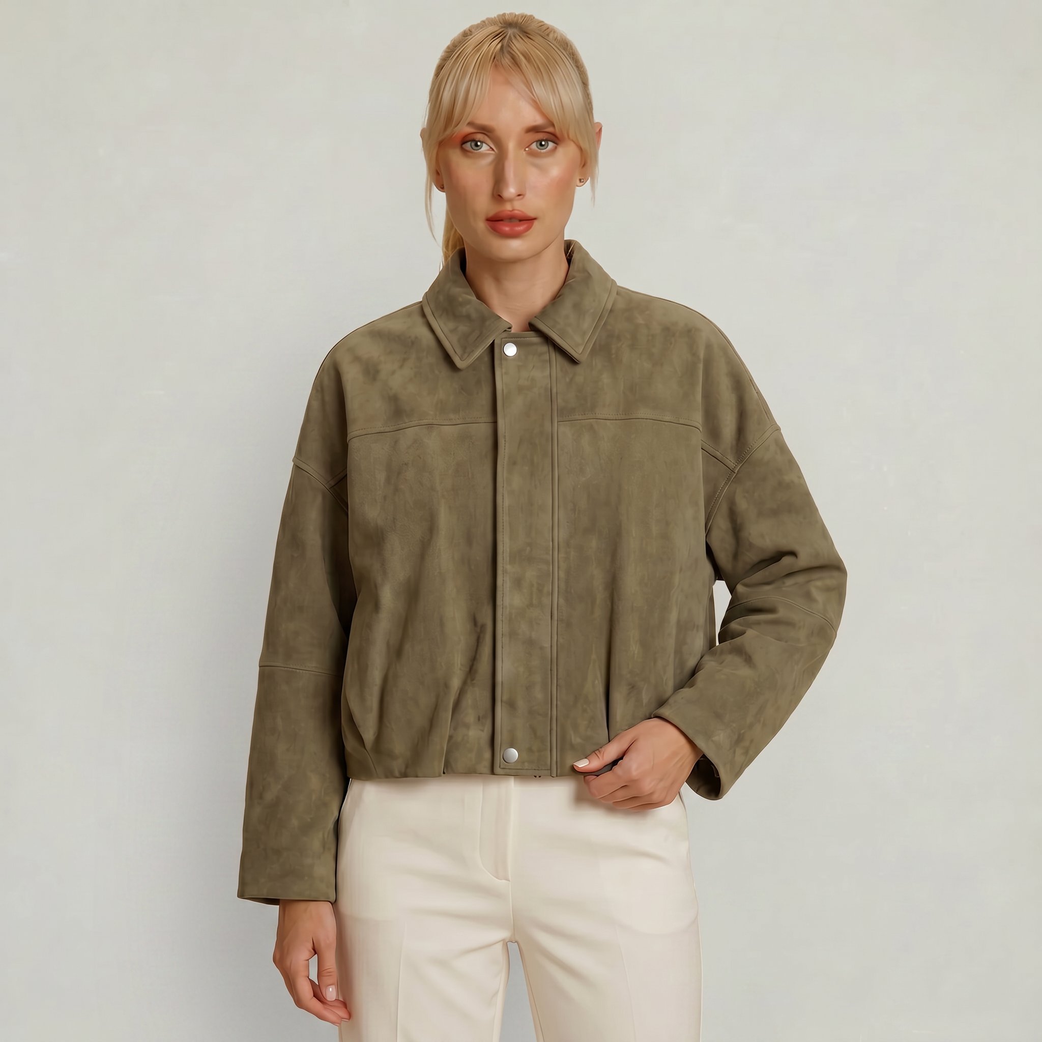 Women’s Short Retro Autumn Jacket