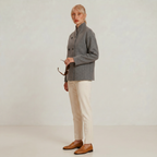 Women's - Double-Breasted Short Coat