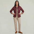 Women's Diamond Quilted Jacket  - Button Down Lightweight Padded Coat