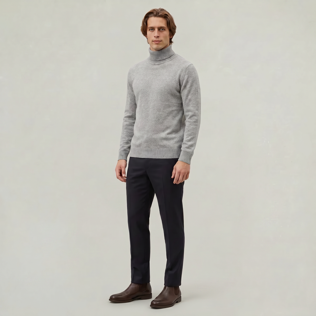 Men's Turtleneck Jumper – Roll Neck Skivvy