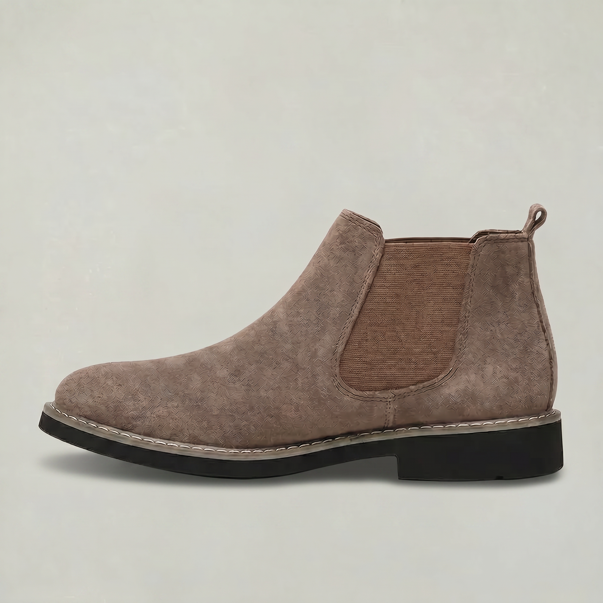 Men's Suede Slip-On Chelsea Boots
