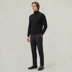 Men's Turtleneck Jumper – Winter Roll Neck Skivvy