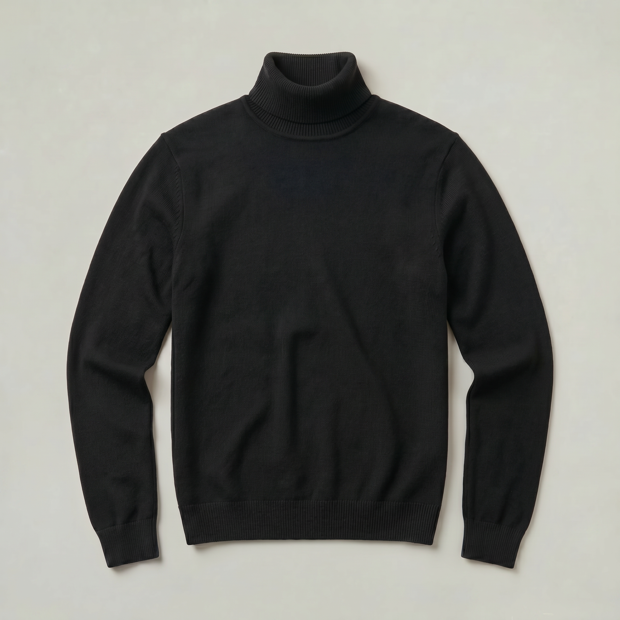 Men's Turtleneck Jumper – Winter Roll Neck Skivvy