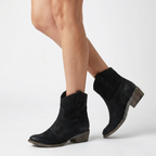 Women’s Suede Pull-On Ankle Boots