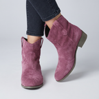 Women’s Suede Pull-On Ankle Boots