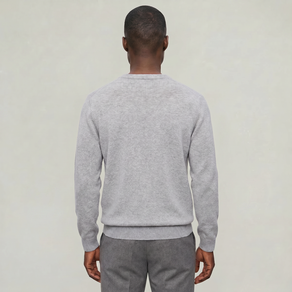 Men’s V Neck Sweater - Loose Fit