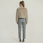 Women's Short Fluffy Faux fur jacket