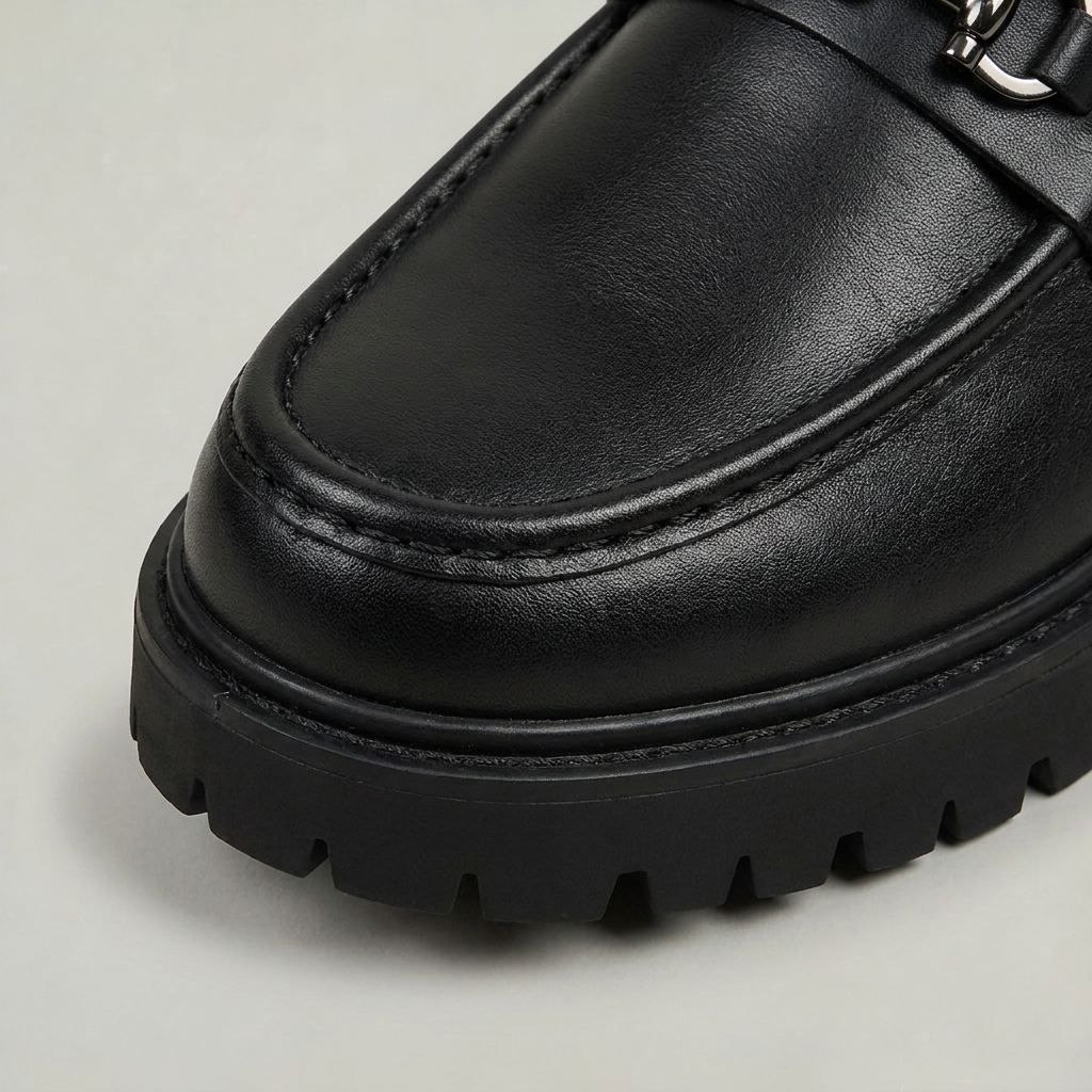 Men's Chunky Horsebit Loafers - Lug Sole Slip-On