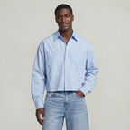 Men’s Cotton Shirt Cropped Fit Long Sleeve