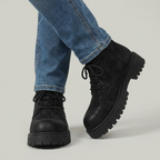 Men’s Lace-Up Ankle Boots Chunky Sole