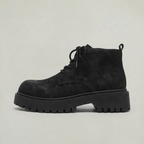 Men’s Lace-Up Ankle Boots Chunky Sole