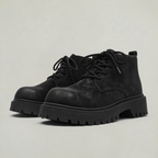 Men’s Lace-Up Ankle Boots Chunky Sole