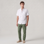 Men’s Linen Short-Sleeved Shirt