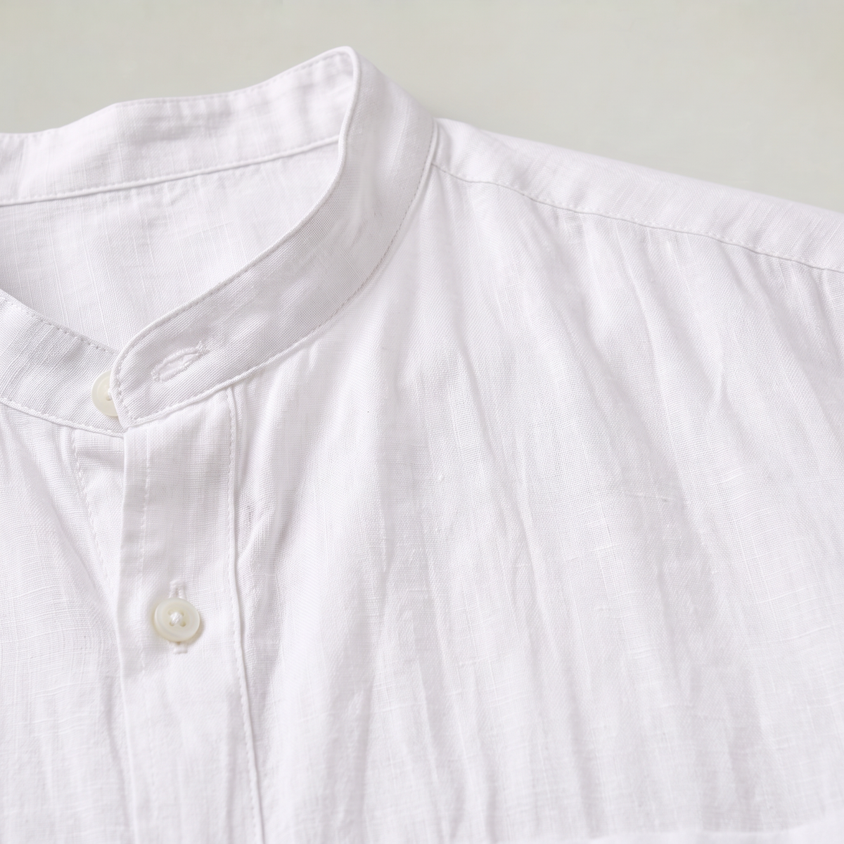 Men’s Linen Short-Sleeved Shirt