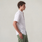 Men’s Linen Short-Sleeved Shirt