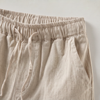 Men's Shorts - Drawstring Elastic Waist Relaxed Fit