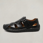 Men’s Leather Slip-On Sandals