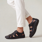 Men’s Leather Slip-On Sandals