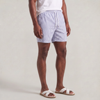 Men’s Striped Drawstring Swim Shorts
