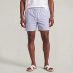 Men’s Striped Drawstring Swim Shorts